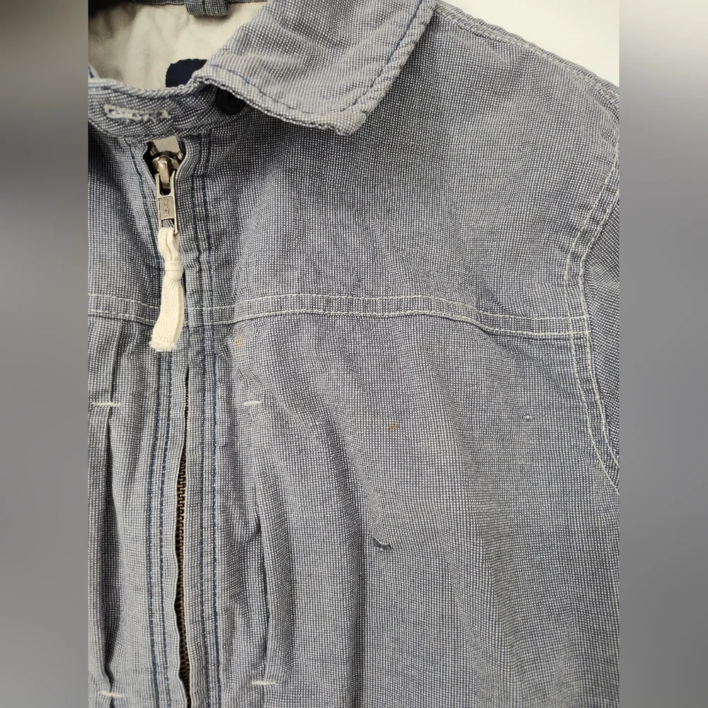 GAP Kids Blue/White 100% Cotton Jacket Size XXL, 14-16